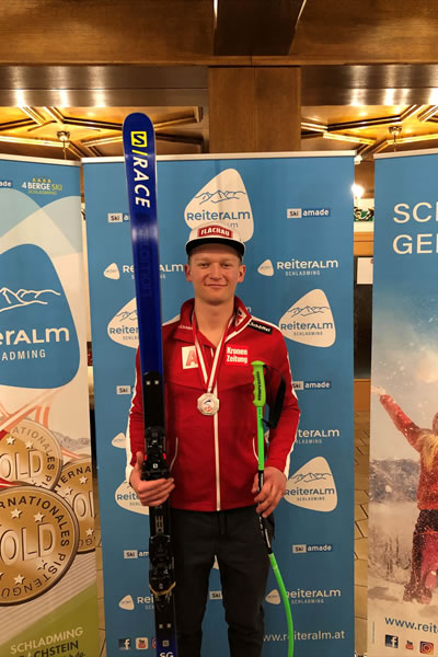 Philipp Lackner wird Vizestaatsmeister auf der Reiteralm